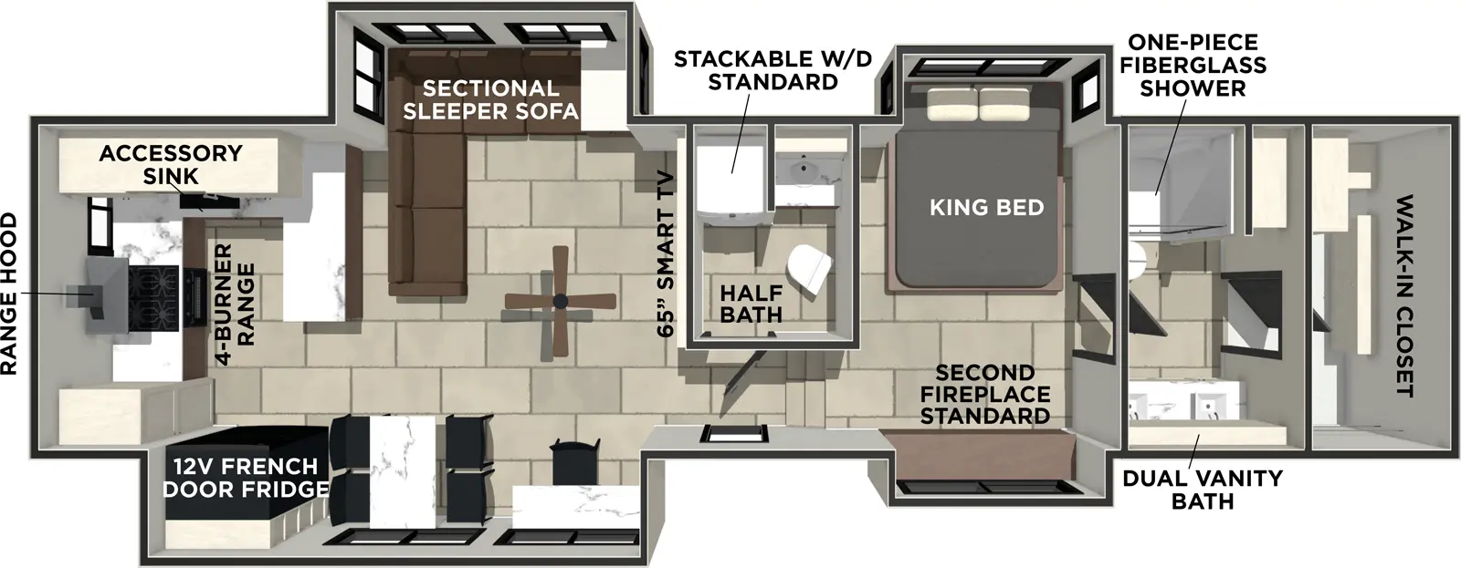 Sanibel 38LAUNDRY Floorplan